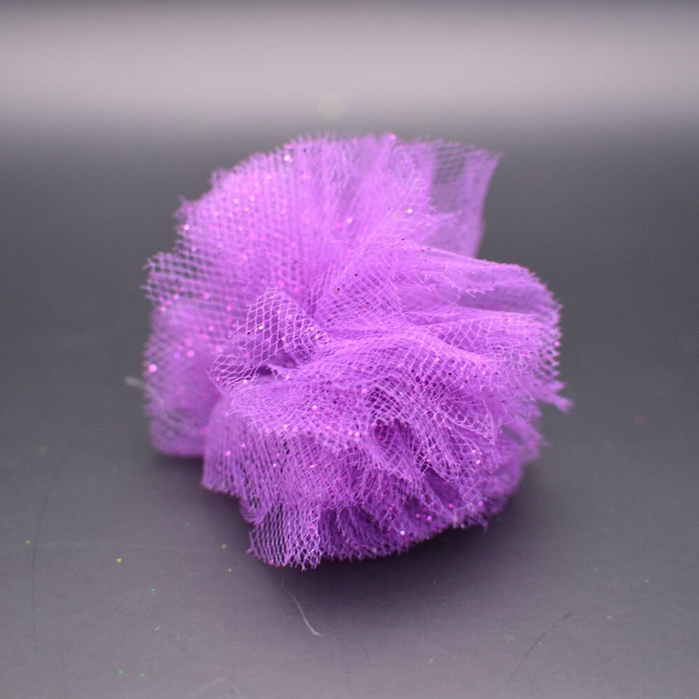 Tulle Barrette – Small – Purple